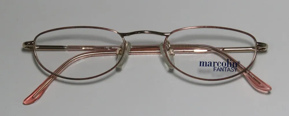Marcolin 7215 506 Eyeglasses Gold 49mm Unisex 2