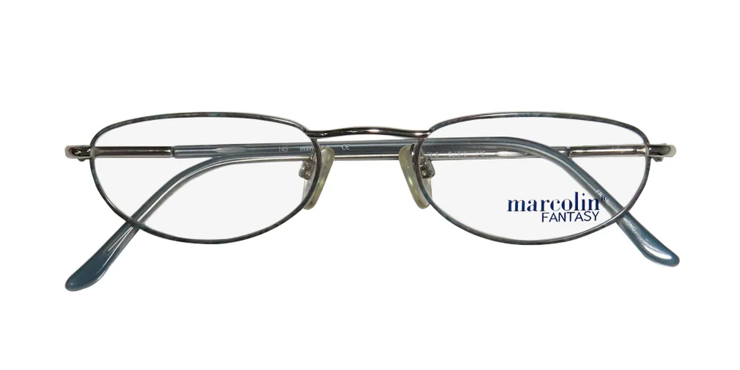 Marcolin 7215 510 Eyeglasses Silver 49mm Unisex 2
