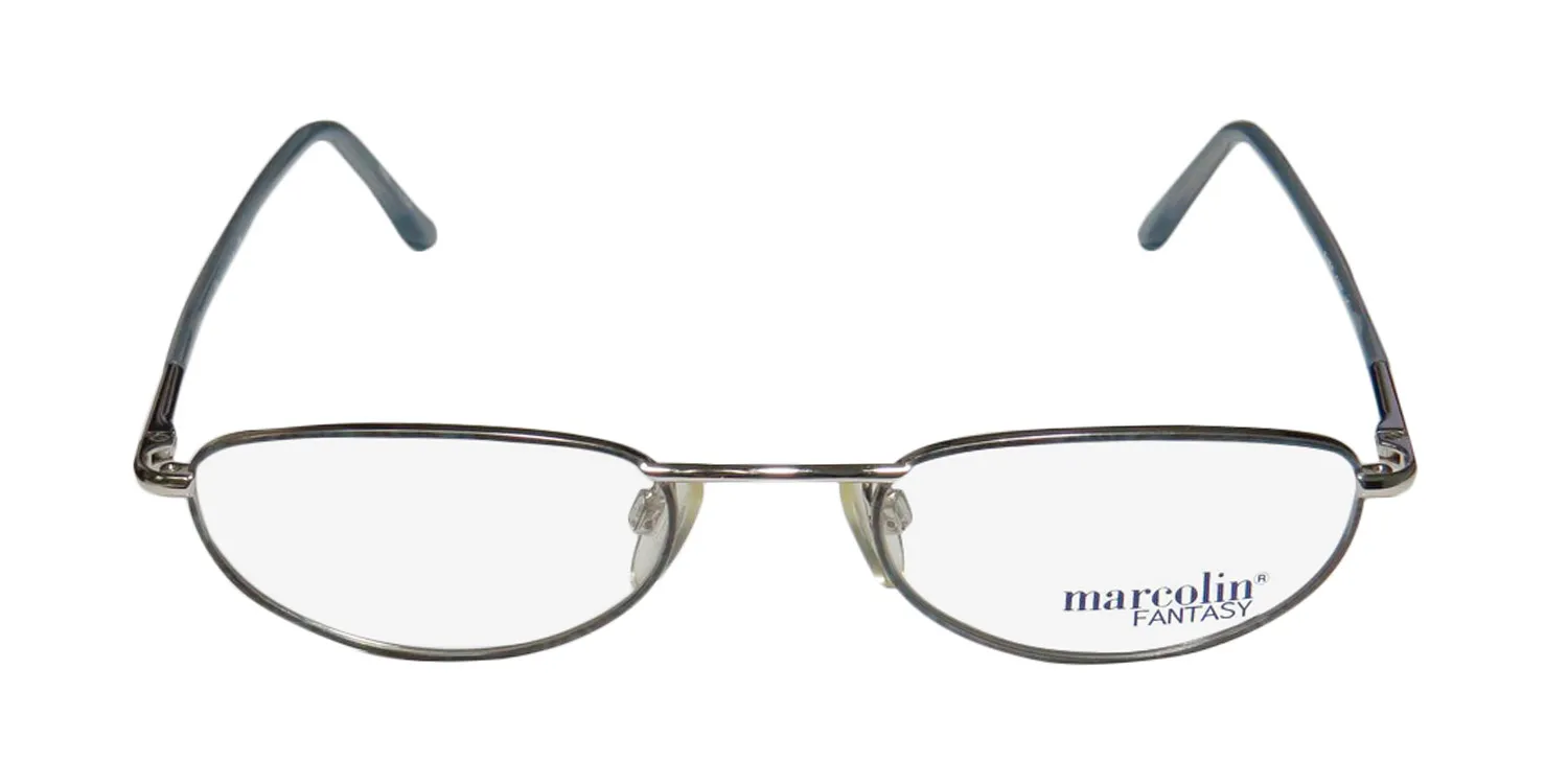 Marcolin 7215 510 Eyeglasses Silver 49mm Unisex 3