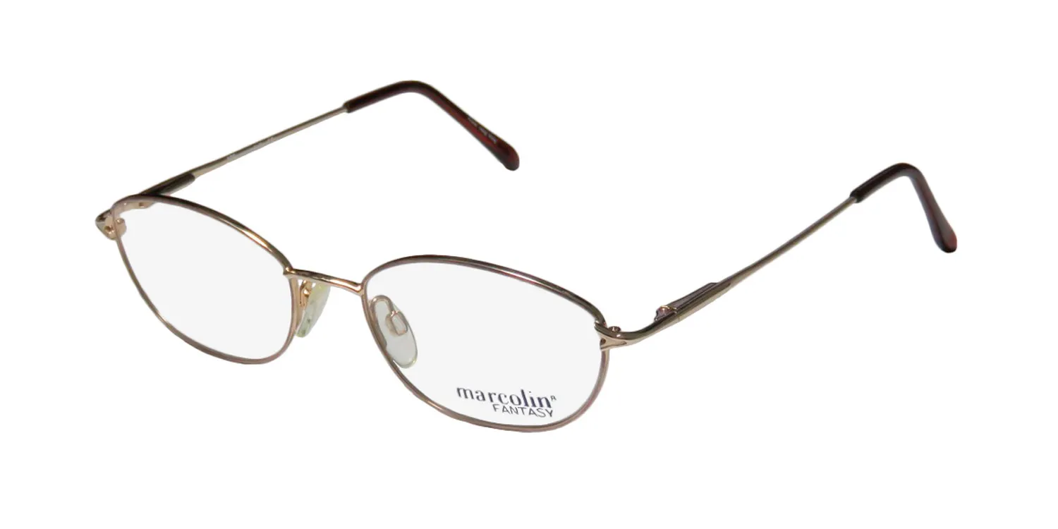 Marcolin 7218 336 Eyeglasses Gold 52mm Unisex