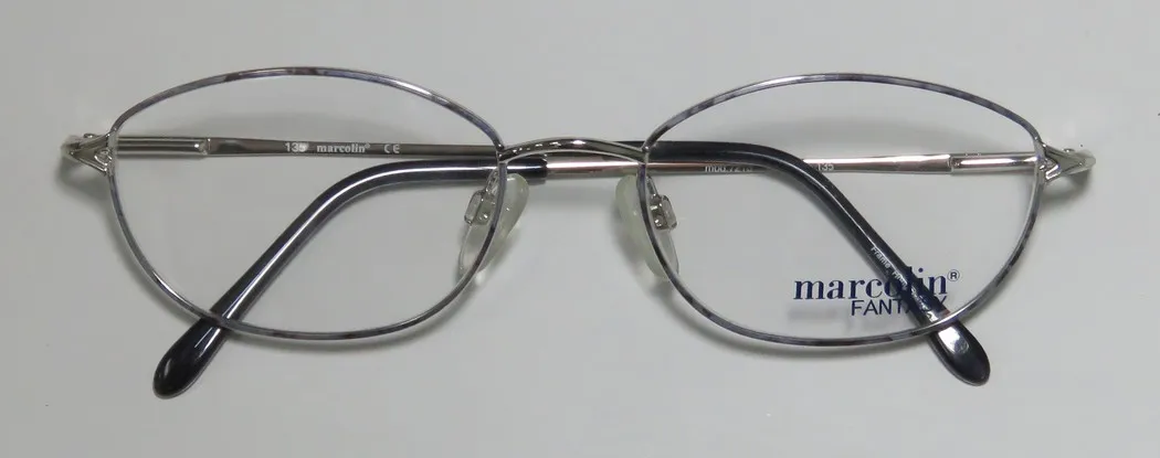 Marcolin 7218 788 Eyeglasses Silver 52mm Unisex 2