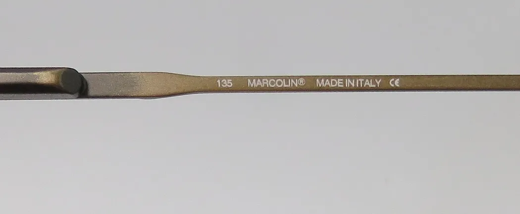 Marcolin Village 33 325 Eyeglasses Antique Gold 47mm Unisex 7