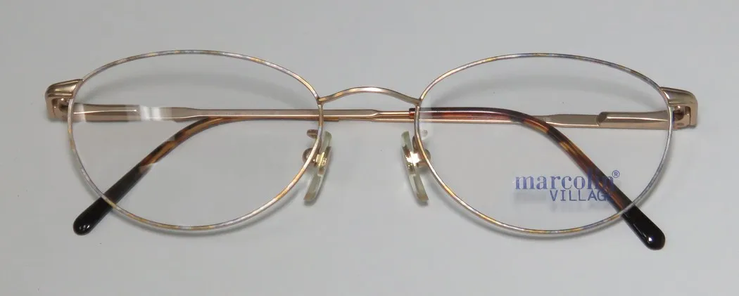 Marcolin Village 35 449 Eyeglasses Gold 50mm Unisex 2