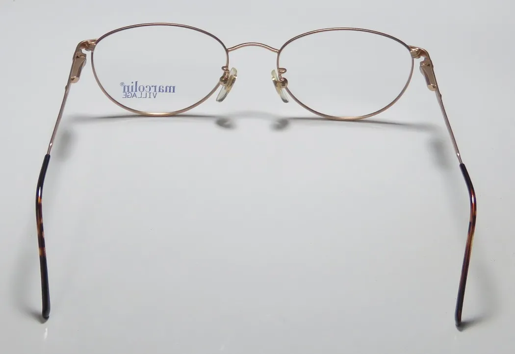 Marcolin Village 35 449 Eyeglasses Gold 50mm Unisex 5
