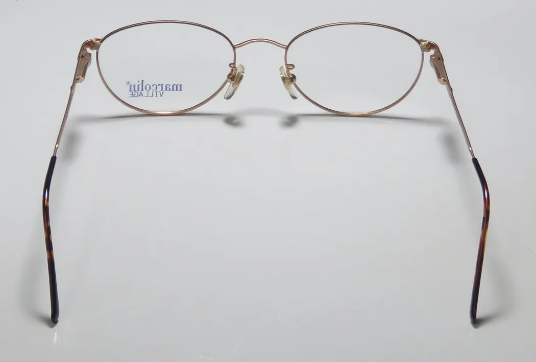 Marcolin Village 35 449 Eyeglasses Gold 52mm Unisex 5