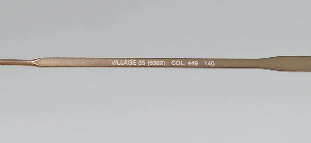 Marcolin Village 35 449 Eyeglasses Gold 52mm Unisex 8