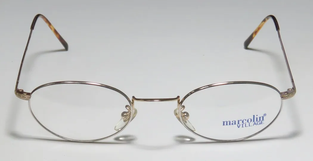 Marcolin Village 38 828 Eyeglasses Gold 48mm Unisex 3