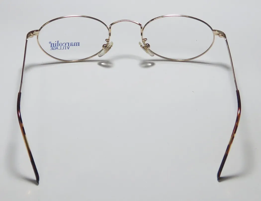Marcolin Village 38 828 Eyeglasses Gold 48mm Unisex 5