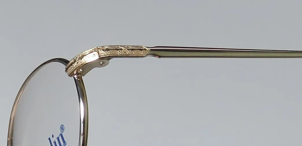 Marcolin Village 38 828 Eyeglasses Gold 48mm Unisex 6