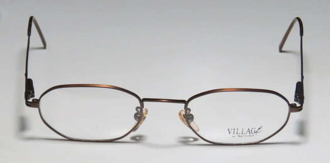 Marcolin Village 41 59 Eyeglasses Brown 48mm Unisex 3