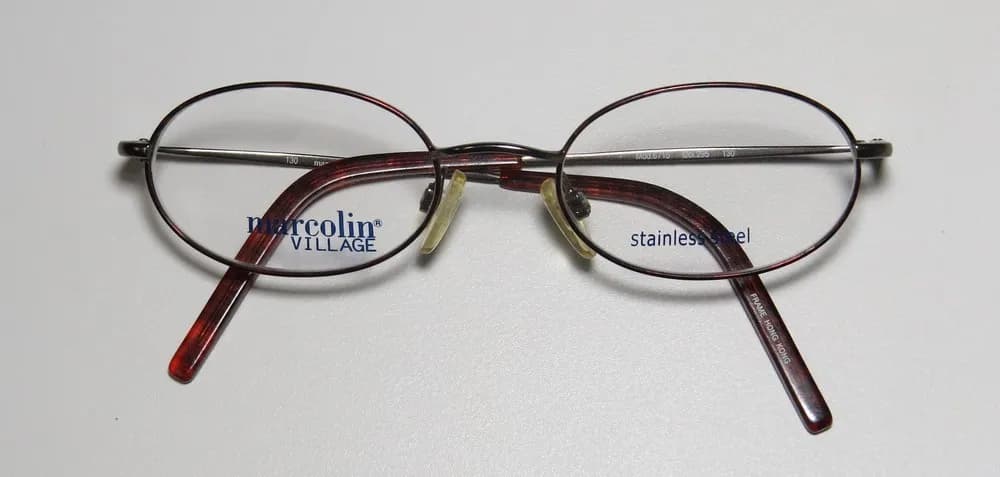 Marcolin Village 6715 295 Eyeglasses Gunmetal 49mm Unisex 2