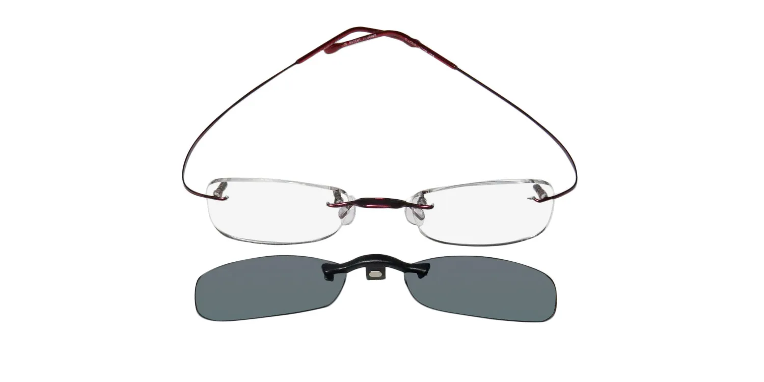 Elite Eyewear 258 merlot Eyeglasses Burgundy 44mm Unisex 2