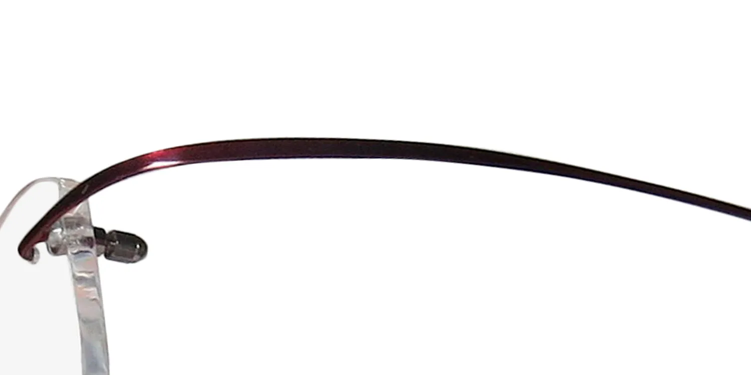 Elite Eyewear 258 merlot Eyeglasses Burgundy 44mm Unisex 5