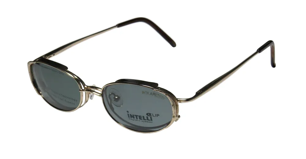 Elite Eyewear 717 gold Eyeglasses Gold 49mm
