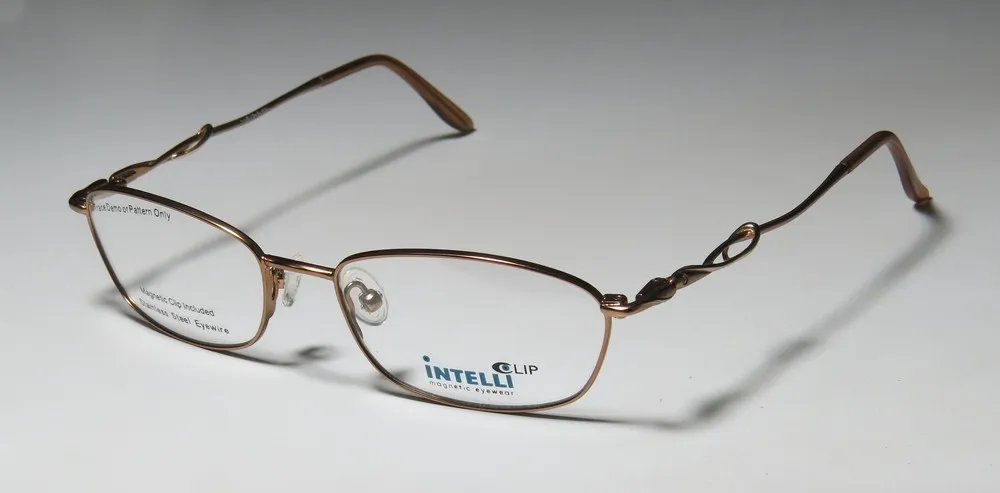 Elite Eyewear 721 tan / gold Eyeglasses Brownish Bronze 52mm 2