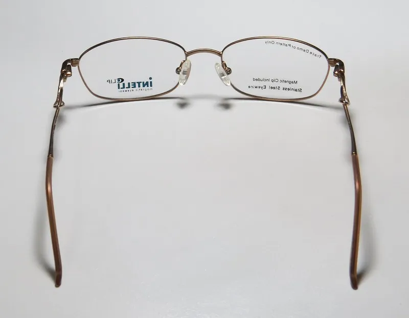 Elite Eyewear 721 tan / gold Eyeglasses Brownish Bronze 52mm 6