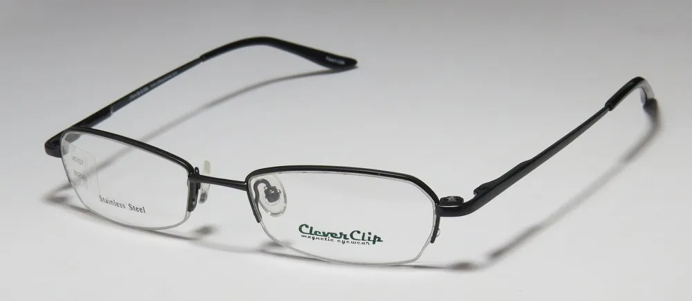 Elite Eyewear Clever Clip 010 black Eyeglasses Black 51mm Unisex 2