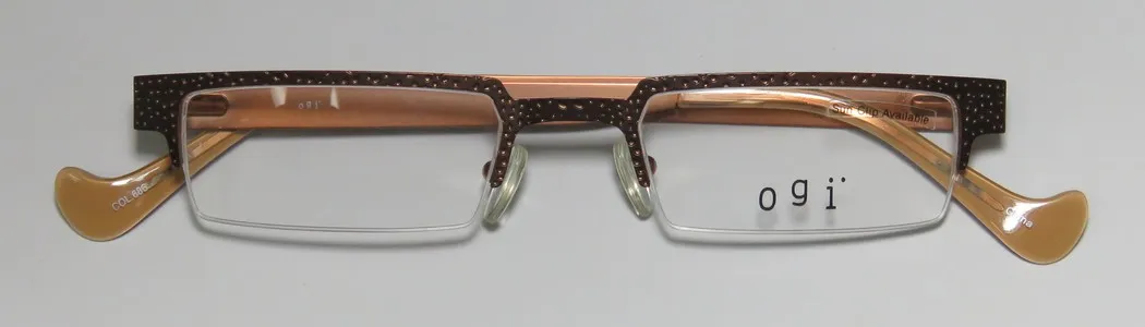 OGI 2213 686 Eyeglasses Gradient Brown 48mm Unisex 2