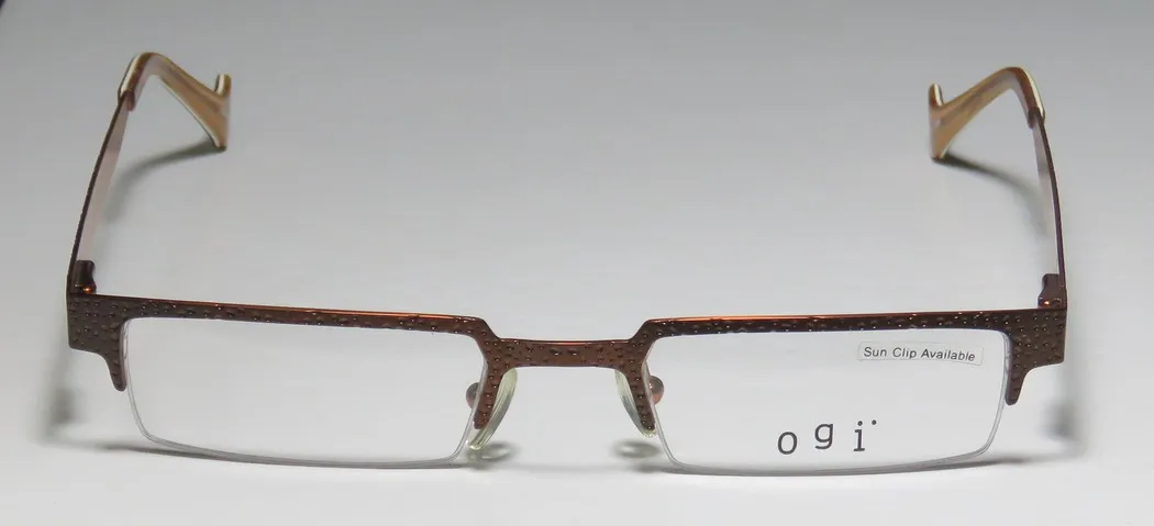 OGI 2213 686 Eyeglasses Gradient Brown 48mm Unisex 3