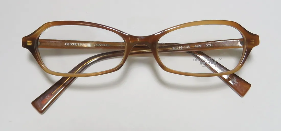 Oliver Peoples Fabi-B syc Eyeglasses Brown 50mm 2