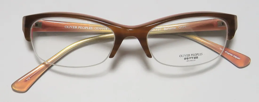 Oliver Peoples Boheme otpi Eyeglasses Brown 51mm 2