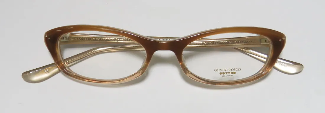 Oliver Peoples Laraine tzgr Eyeglasses Light Brown 49mm 2