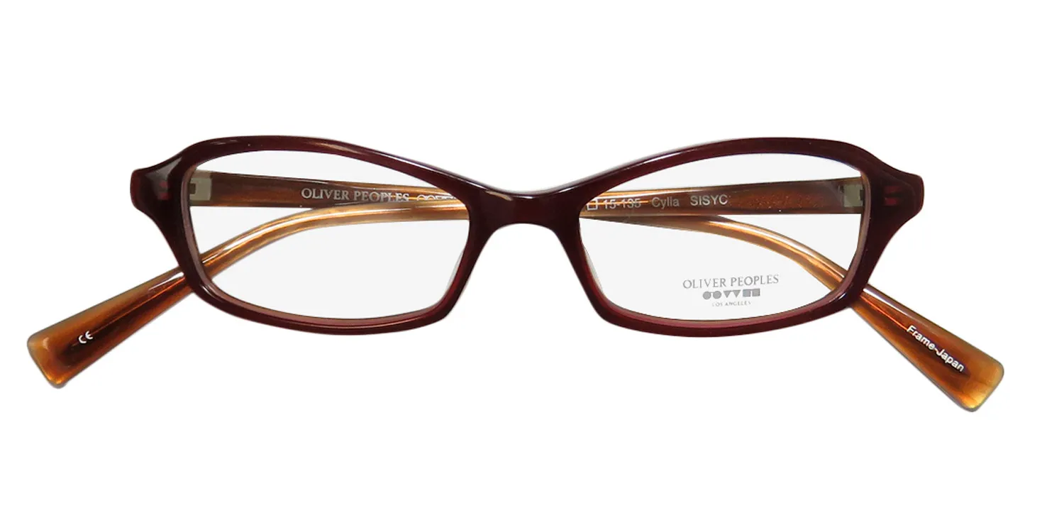 Oliver Peoples Cylia sisyc Eyeglasses Burgundy 45mm 2