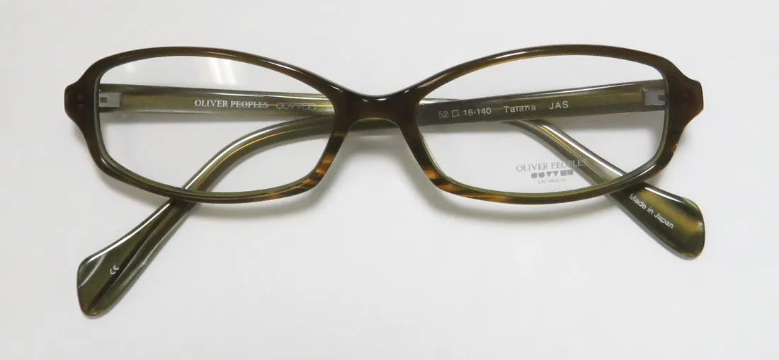 Oliver Peoples Talana jas Eyeglasses Olive Brown 52mm 2