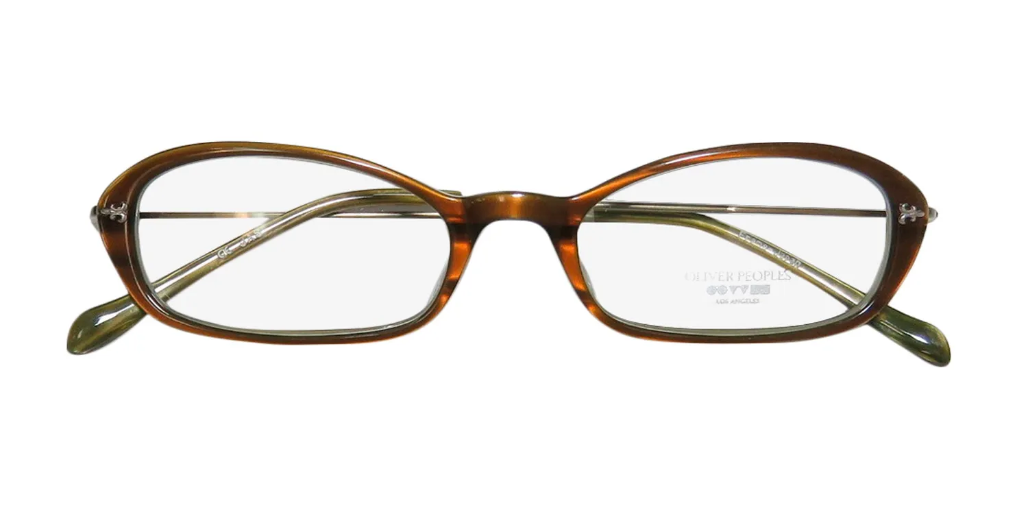 Oliver Peoples Didi jas Eyeglasses Olive Brown 47mm 2