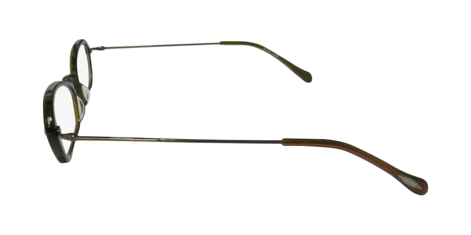 Oliver Peoples Didi jas Eyeglasses Olive Brown 47mm 4