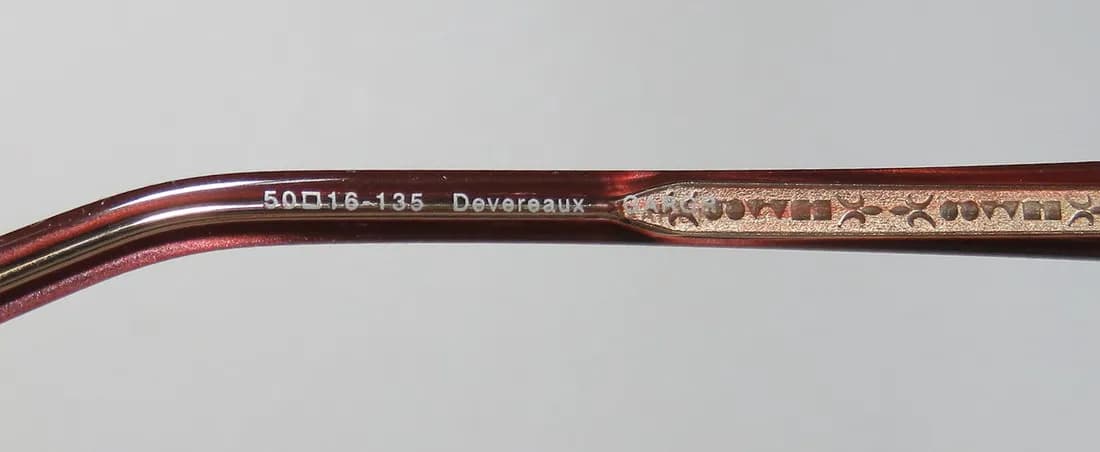 Oliver Peoples Devereaux gargr Eyeglasses Bordeaux 50mm 8