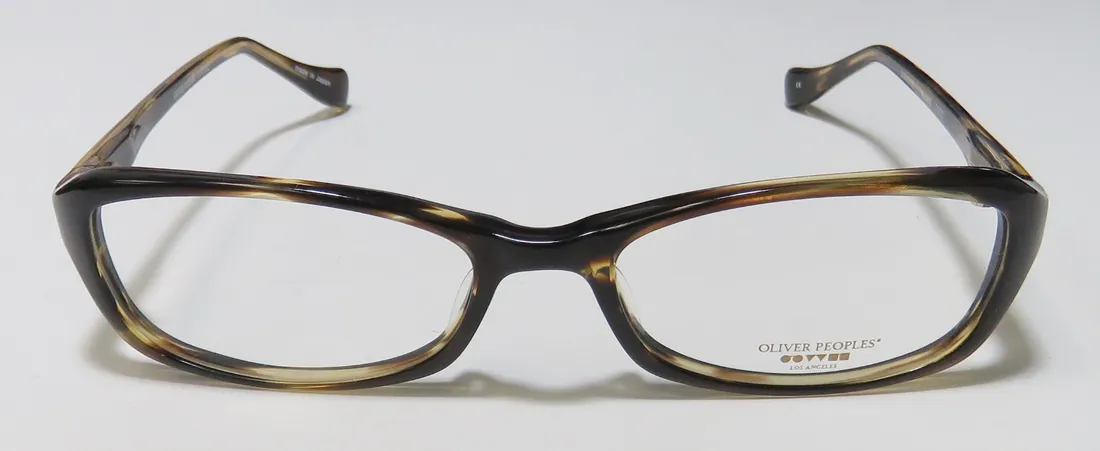 Oliver Peoples Marcela coco Eyeglasses Brown Pattern 51mm 3