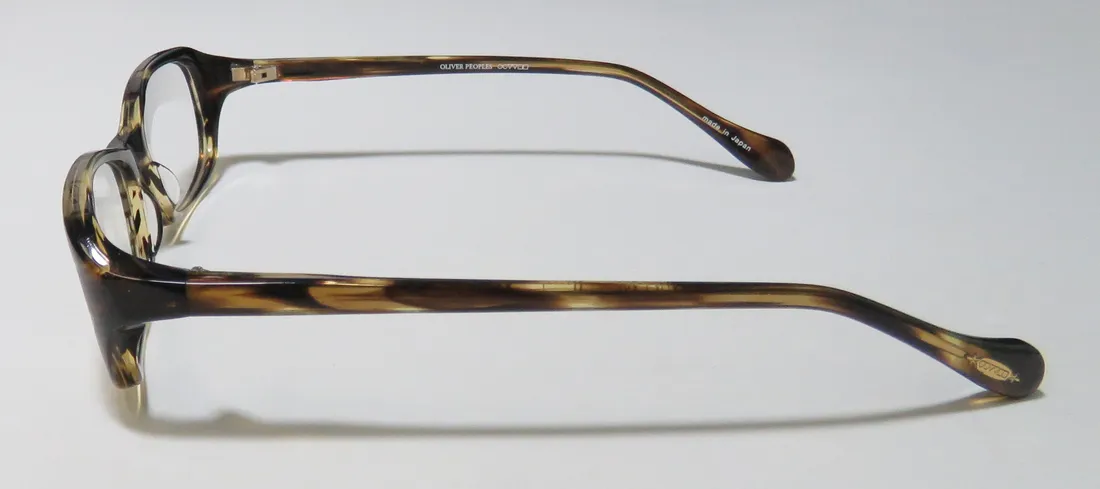 Oliver Peoples Marcela coco Eyeglasses Brown Pattern 51mm 4