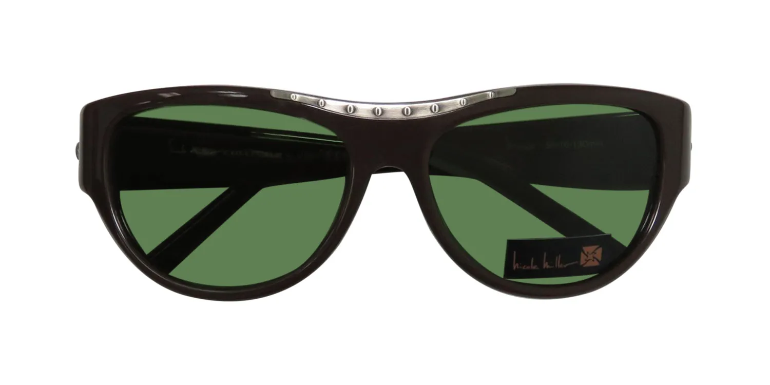 Nicole Miller Utilitarian bronze Sunglasses Chocolate 56mm 2