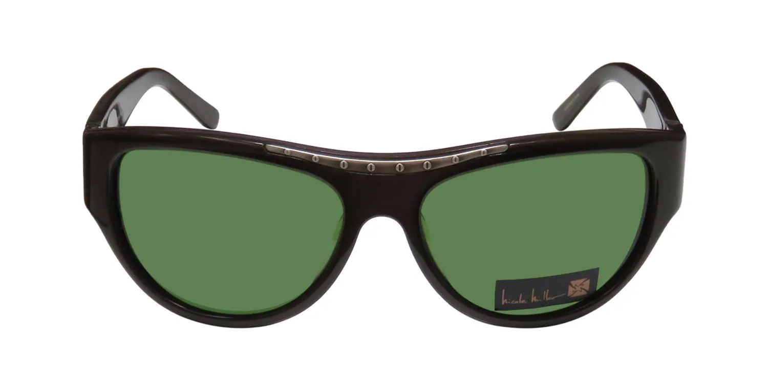 Nicole Miller Utilitarian bronze Sunglasses Chocolate 56mm 3