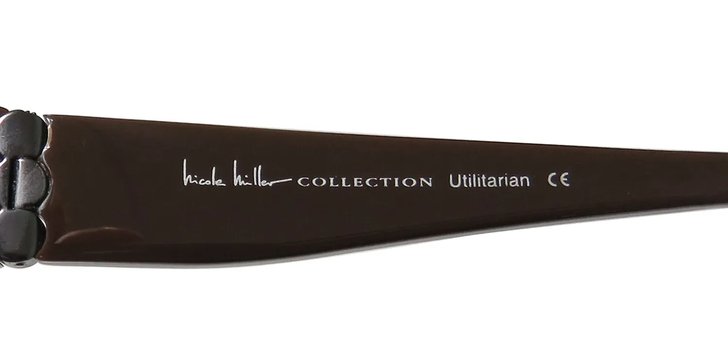Nicole Miller Utilitarian bronze Sunglasses Chocolate 56mm 7