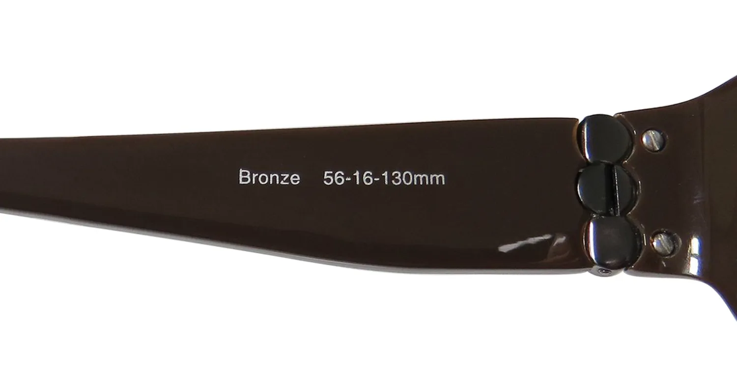 Nicole Miller Utilitarian bronze Sunglasses Chocolate 56mm 8