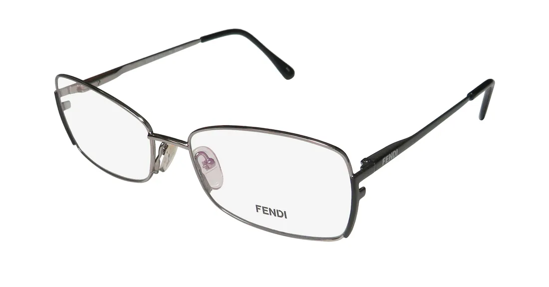 Fendi 959 730 Eyeglasses Shiny Nickel 54mm