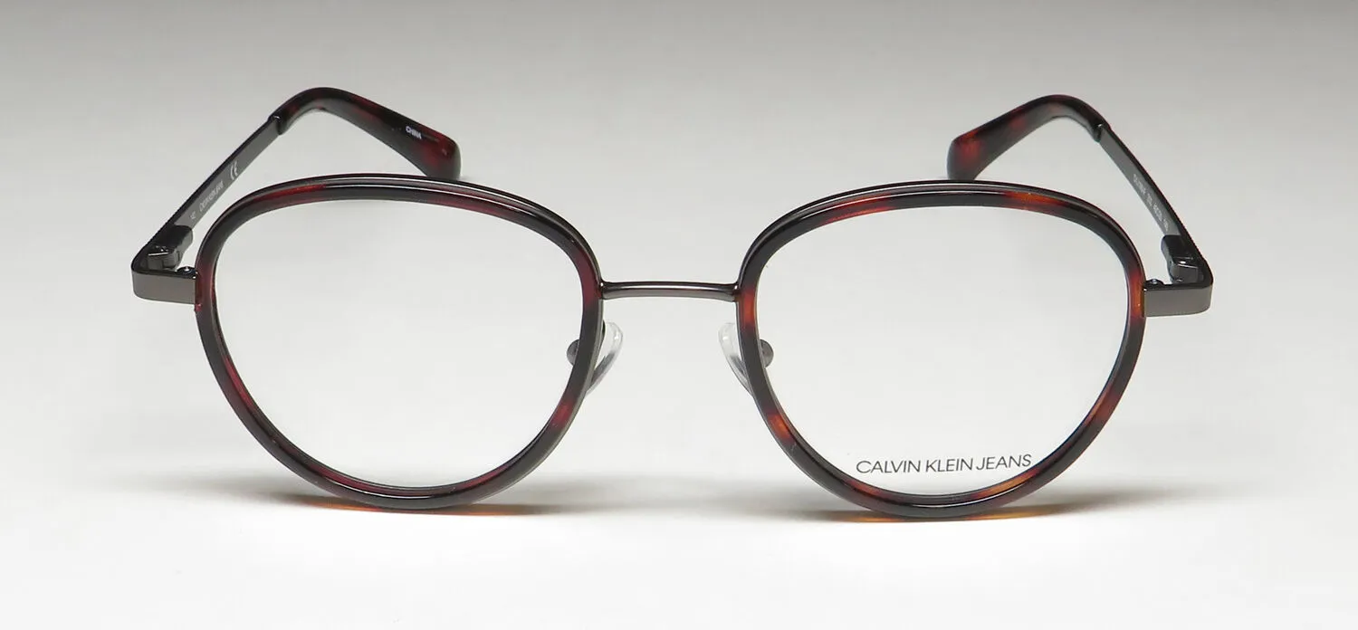 Calvin Klein Jeans 156af 202 Eyeglasses Warm Tortoise 49mm 3