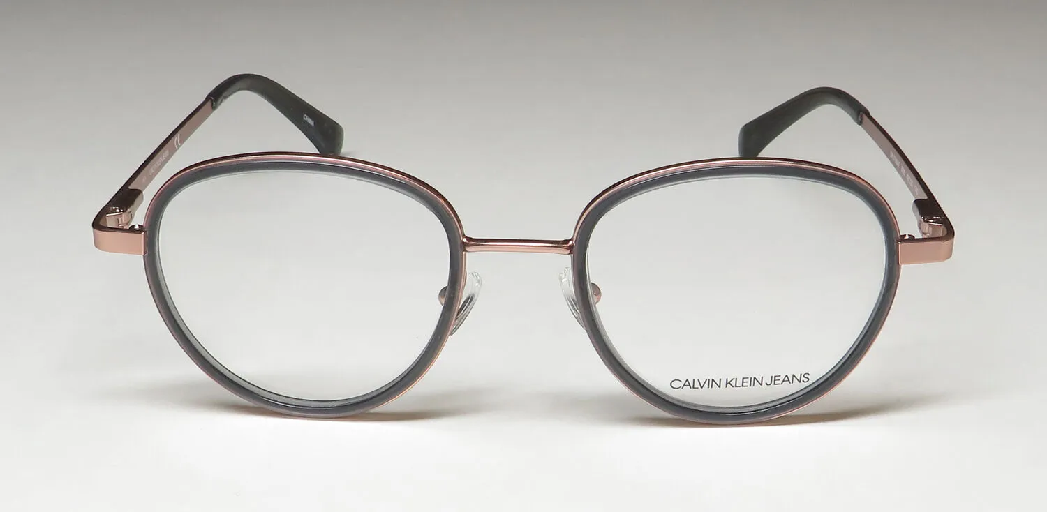 Calvin Klein Jeans 156af 005 Eyeglasses Crystal Smoke 49mm 3