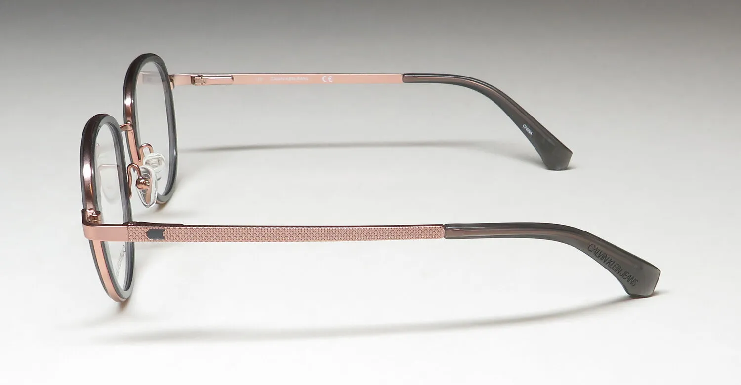 Calvin Klein Jeans 156af 005 Eyeglasses Crystal Smoke 49mm 4
