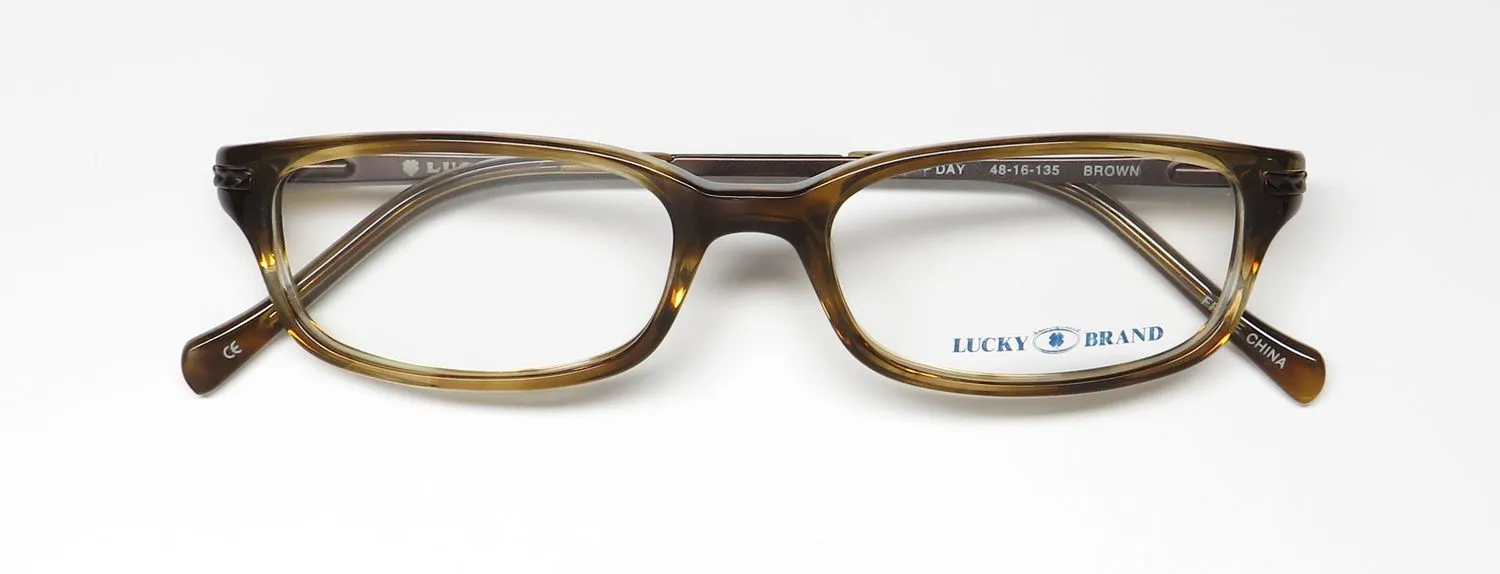 Lucky Brand Skip Day brown Eyeglasses Brown 48mm 2