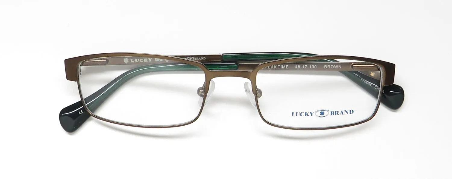 Lucky Brand Break Time brown Eyeglasses Brown 48mm 2