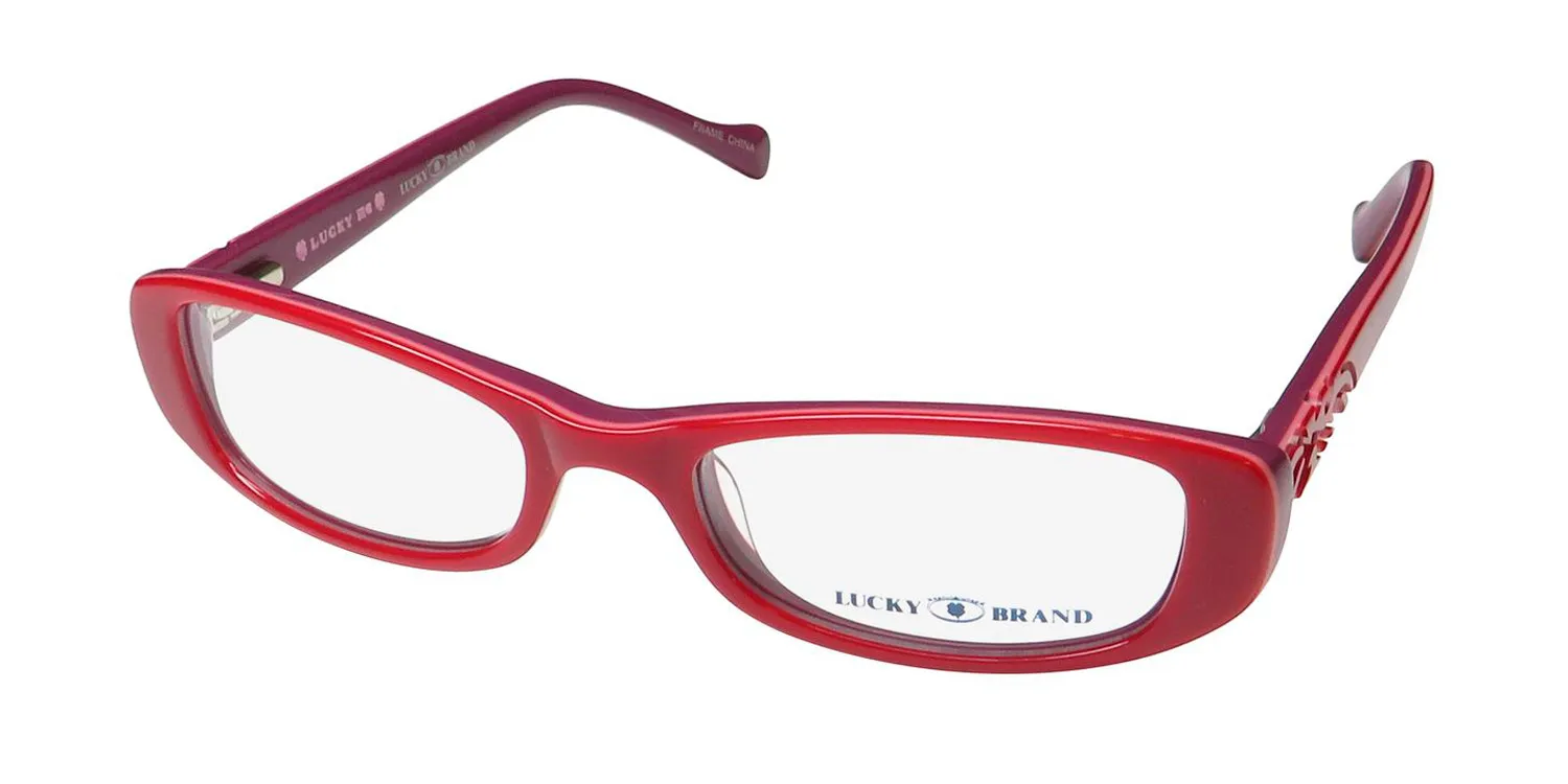 Lucky Brand Spark Plug red Eyeglasses Red 46mm