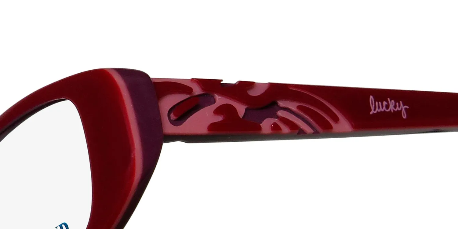 Lucky Brand Spark Plug red Eyeglasses Red 46mm 6
