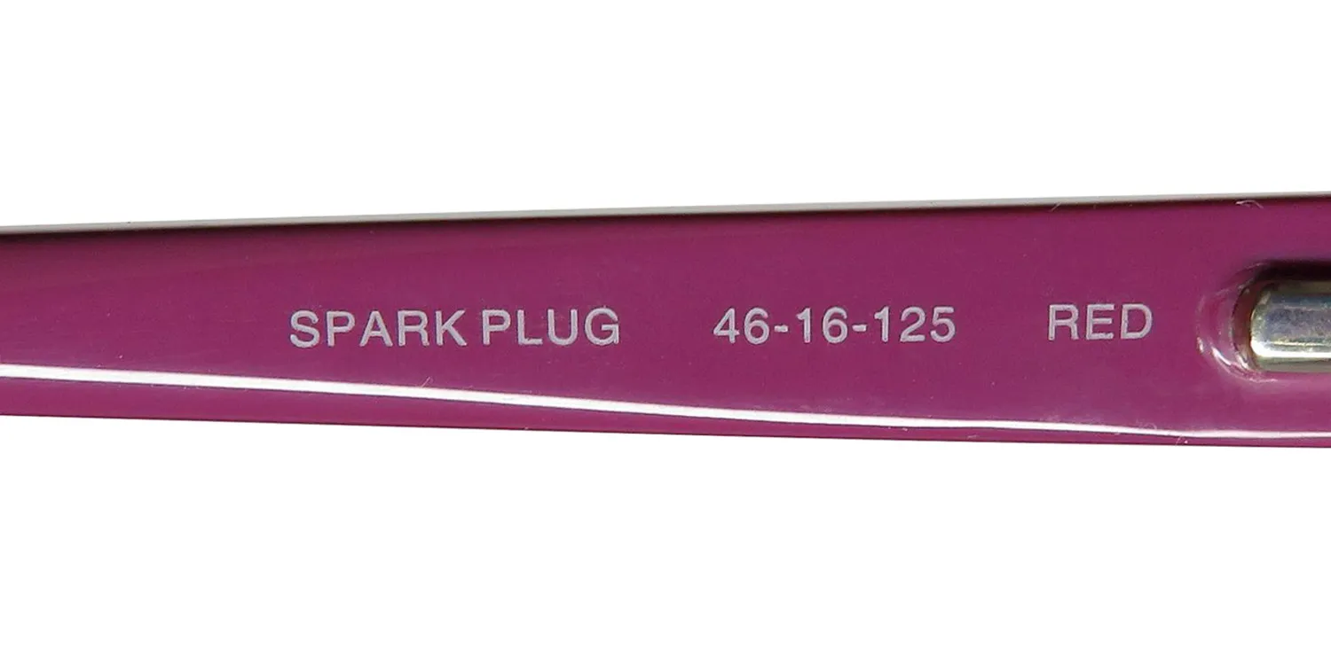 Lucky Brand Spark Plug red Eyeglasses Red 46mm 8