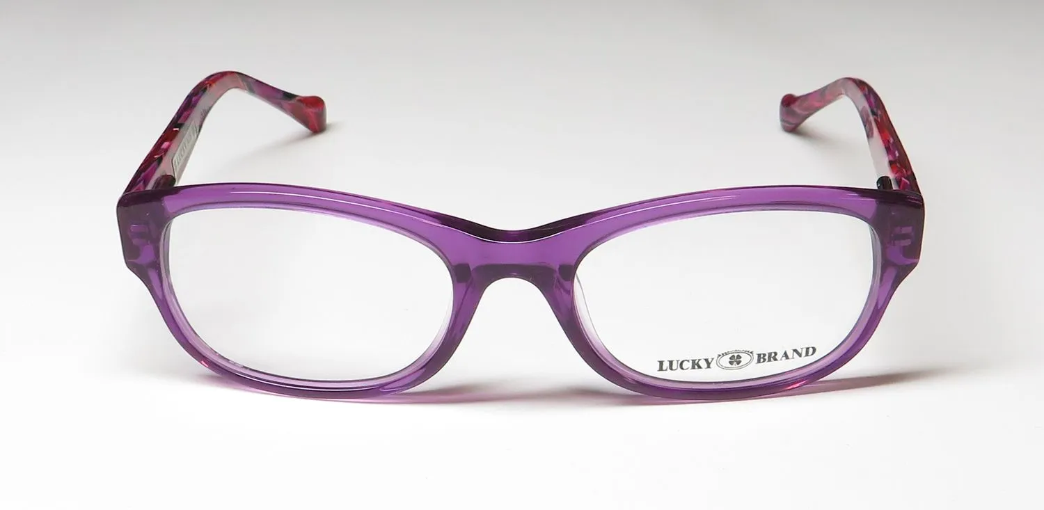 Lucky Brand Busy plum Eyeglasses Purple Crystal 46mm 3