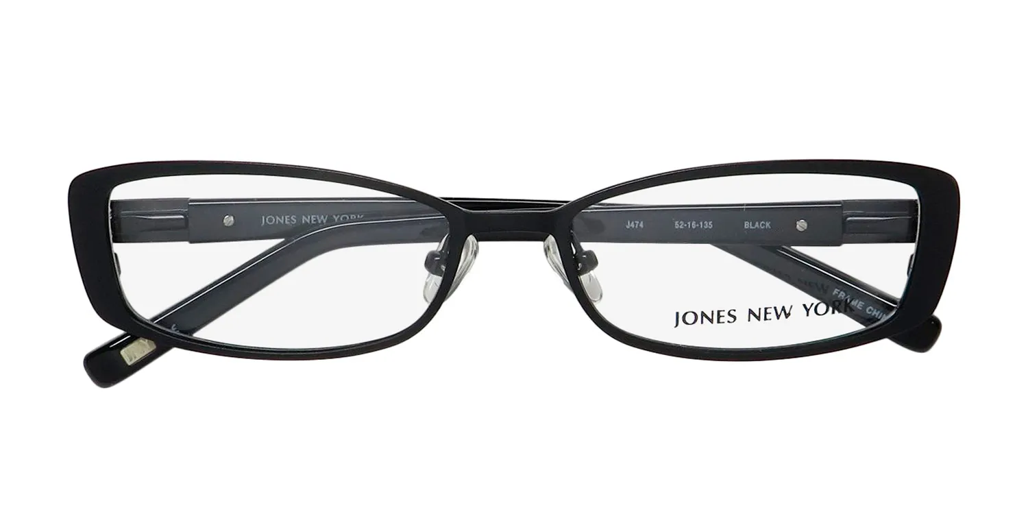 Jones New York J474 black Eyeglasses Black 52mm 2