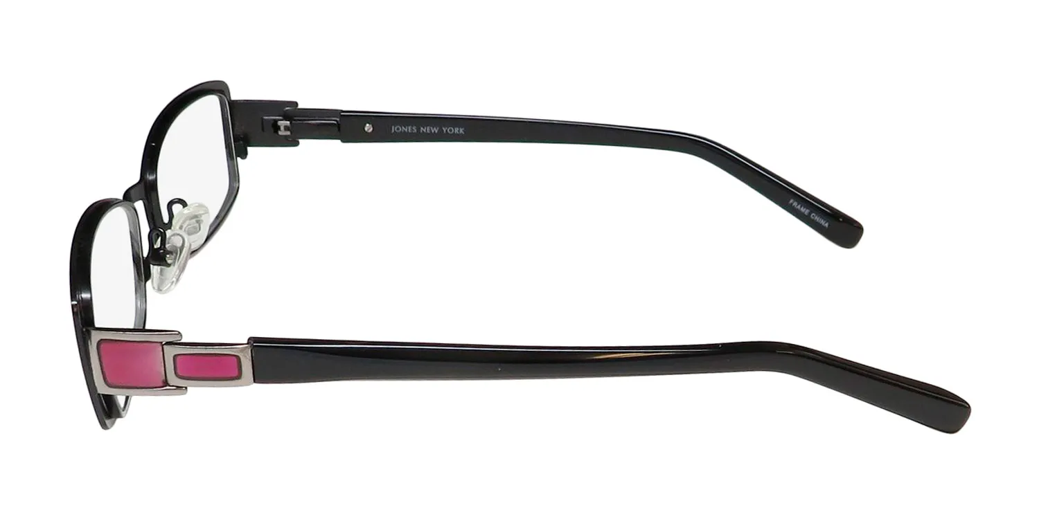 Jones New York J474 black Eyeglasses Black 52mm 4