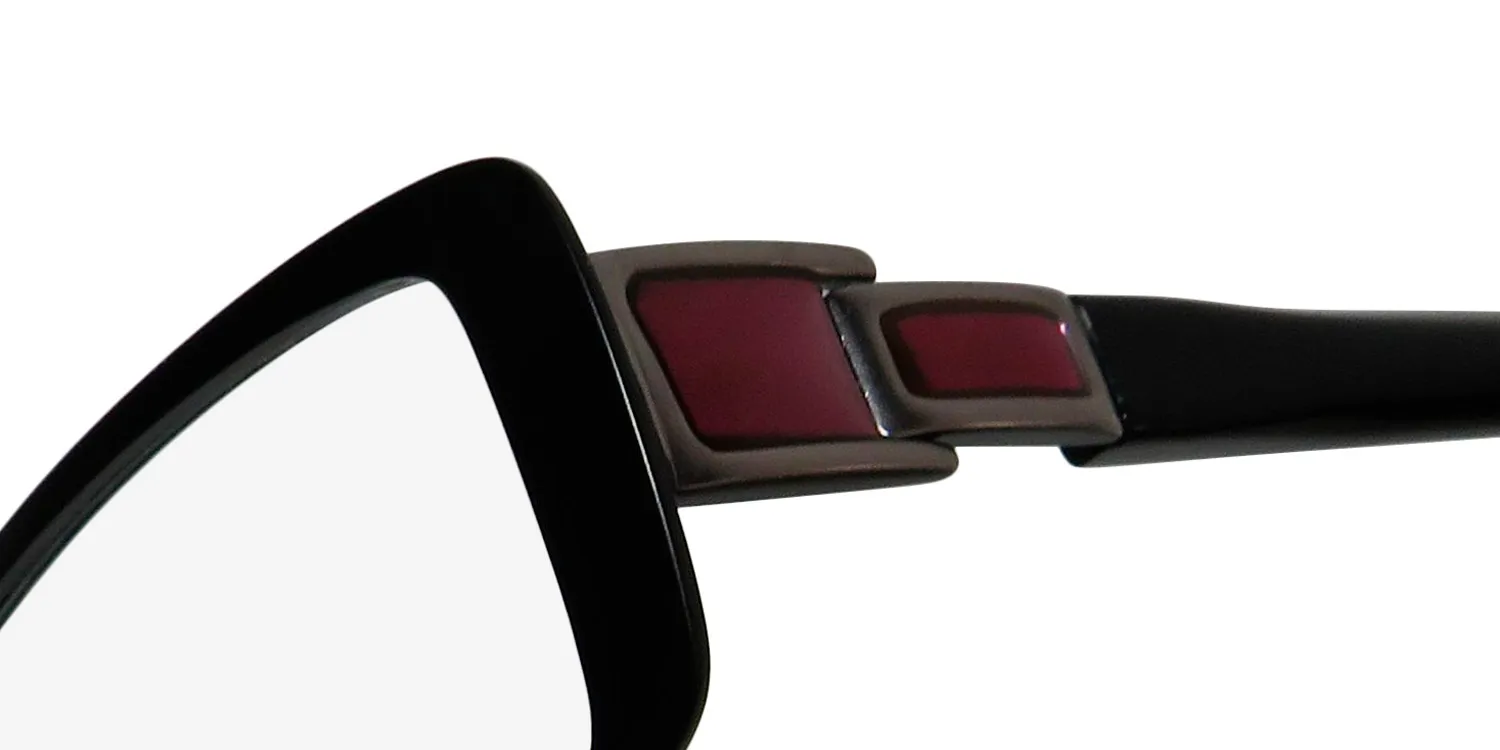Jones New York J474 black Eyeglasses Black 52mm 6